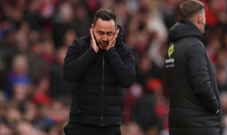 Rot nach Tätlichkeit: De Zerbi sorgt mit kuriosen Aussagen bei den Spurs für Verwunderung | Goal.com Deutschland