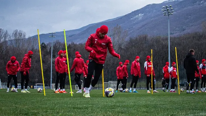 ЦСКА 1948 на лагер в банско