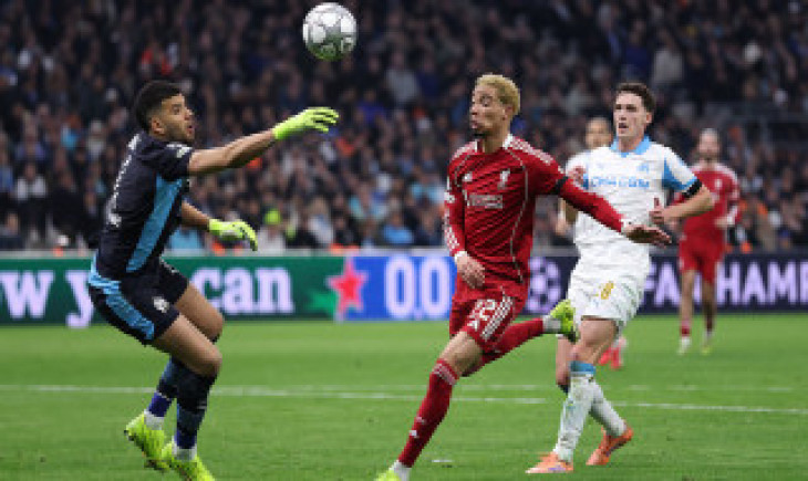 Олимпик Марсилия - Ливърпул 0:3 (Развой на срещата по минути)