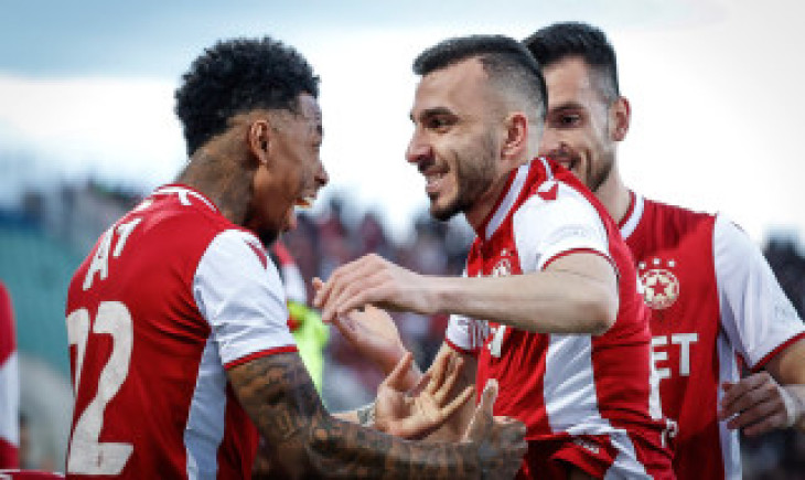 ЦСКА - Черно море 2:1 в полуфинал-реванш за Купата на България