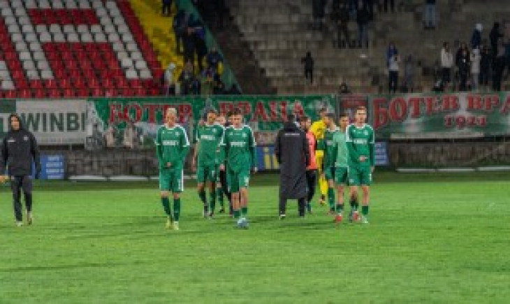 Ботев (Враца) - Славия 2:1 в мач от Първа лига