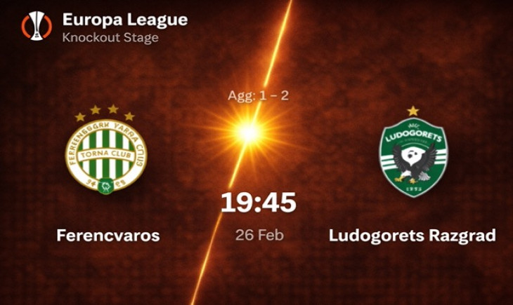 Прогноза за Ференцварош – Лудогорец Разград