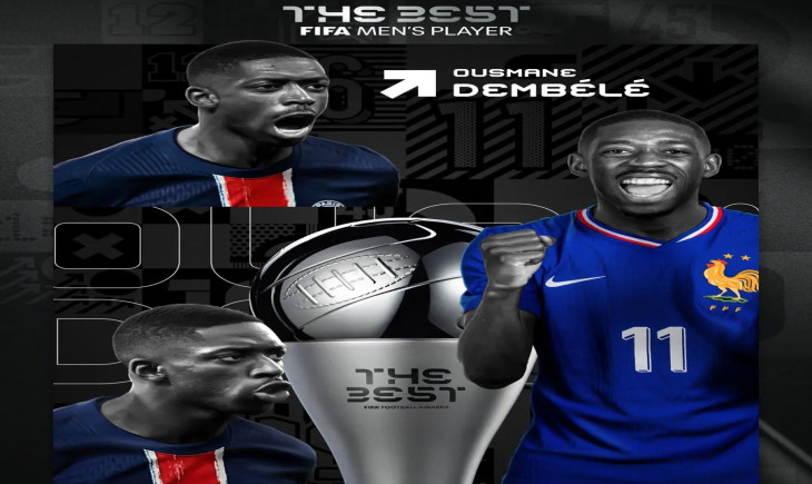 Дембеле е играч на годината на ФИФА