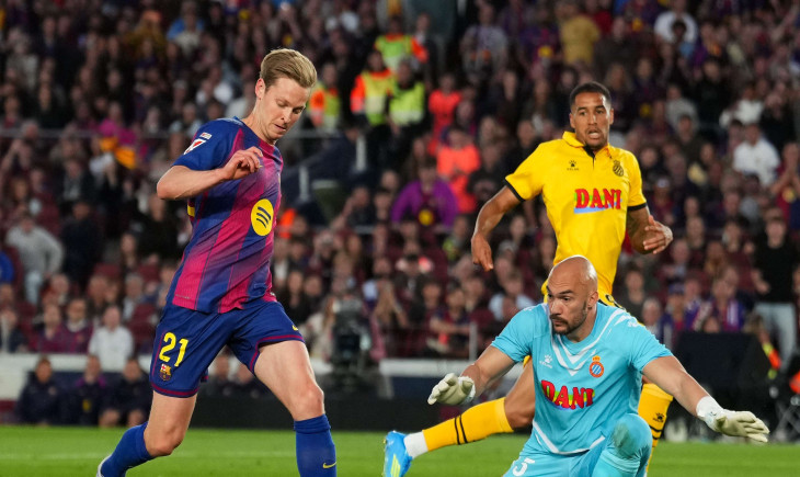 Frenkie de Jong returned to action for FC Barcelona, delivering a superb assist in Sunday’s won derby | Goal.com