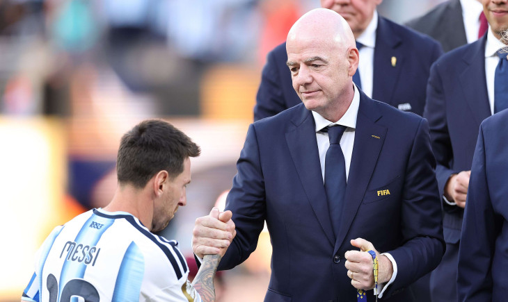 Infantino chose different language: he praises Argentina despite the storm of criticism and FIFA's investigation | Goal.com