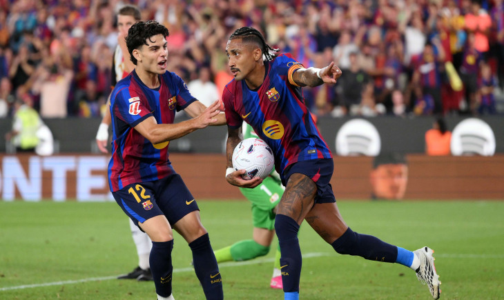 With the participation of Hamza Abdelkarim: a five-goal storm sends Barcelona back to the top of La Liga | Goal.com