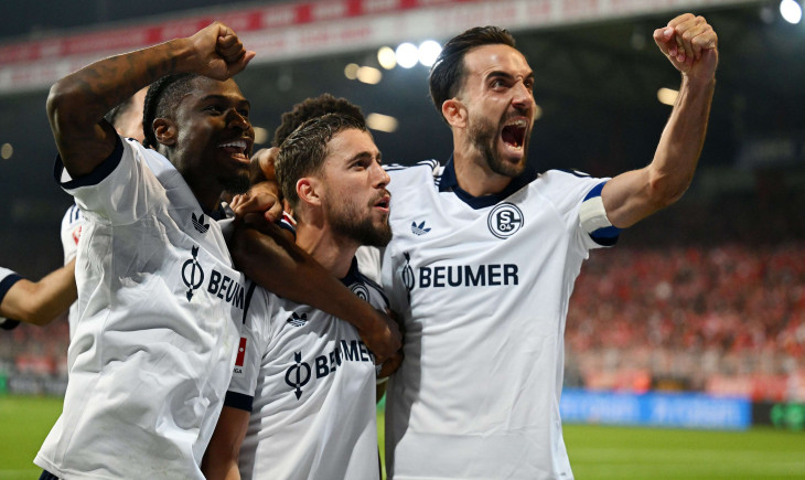 Curious! Referee has to leave the pitch early during FC Schalke 04's win | Goal.com