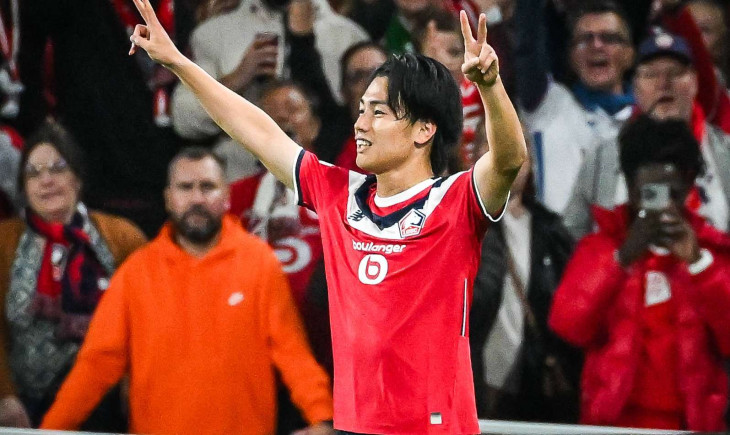 Ueda scores for Lille in the Champions League; Ethan Mbappé’s mindless red card | Goal.com