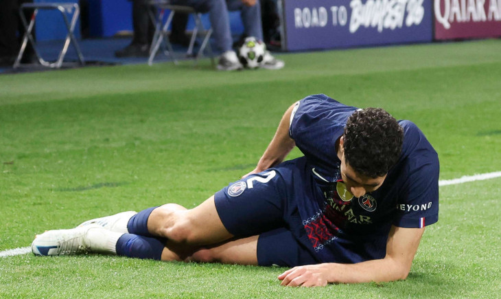 Paris Saint-Germain'in yıldızı Achraf Hakimi, Bayern Münih maçında hamstringini yırttı | Goal.com Türkçe