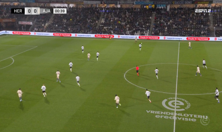 Within two minutes of the Heracles vs. Ajax match, a large number of viewers were collectively irritated by the same issue | Goal.com