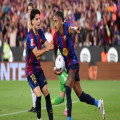 With the participation of Hamza Abdelkarim: a five-goal storm sends Barcelona back to the top of La Liga | Goal.com