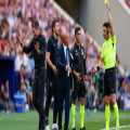 A fiery start to the Madrid derby: the referee books Simeone and warns Mourinho | Goal.com