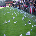 Chaos in Madrid: La Liga match abandoned after paper aeroplanes, seats and balls on the pitch | Goal.com