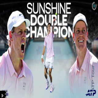 Яник Синер с исторически слънчев дубъл